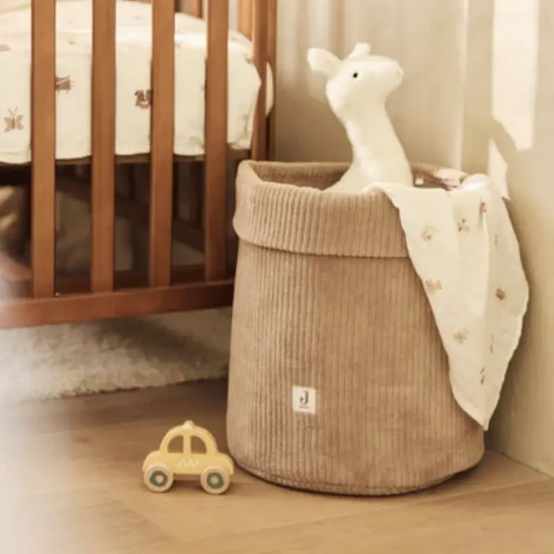 Panier de rangement Cloudy Rib – Milky Coffee