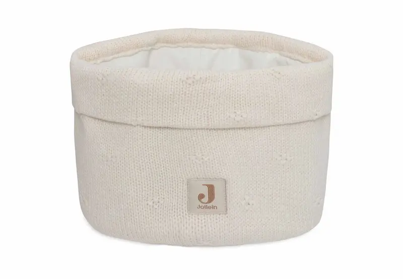 Panier de rangement Cosy Knit ivory - JOLLEIN