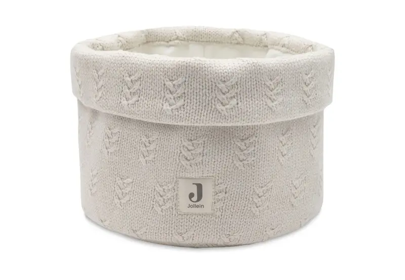 Panier de rangement Grain knit Oatmeal - jollein