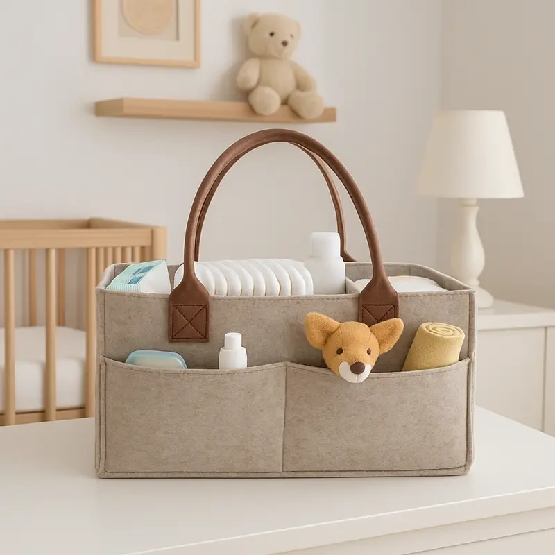 Panier de Rangement Pour Couches en Feutre
