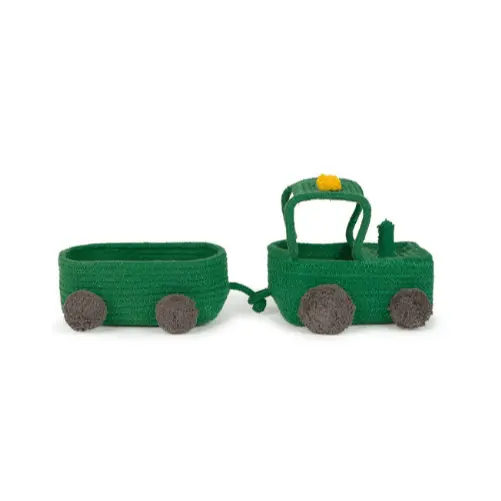 Panier en Forme de Tracteur - Gris Foncé