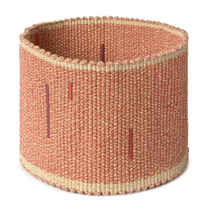 Panier Handloom Vertical Terracota