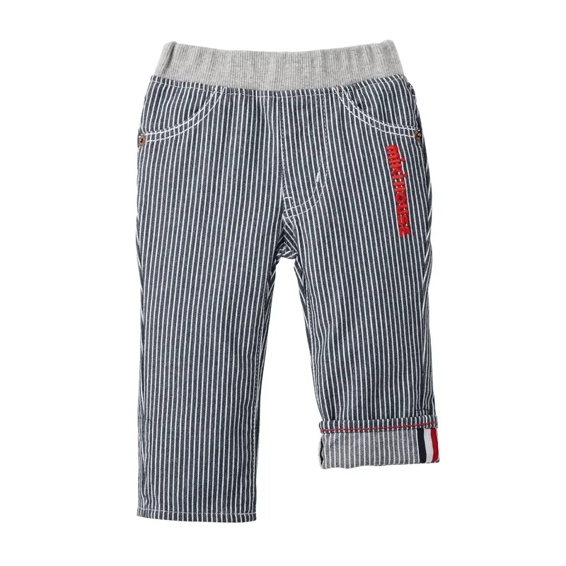 PANTALON À RAYURES BLEUE ET BLANCHE