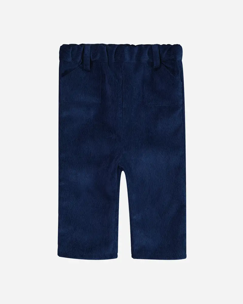 Pantalon bébé Ferdinand velours navy