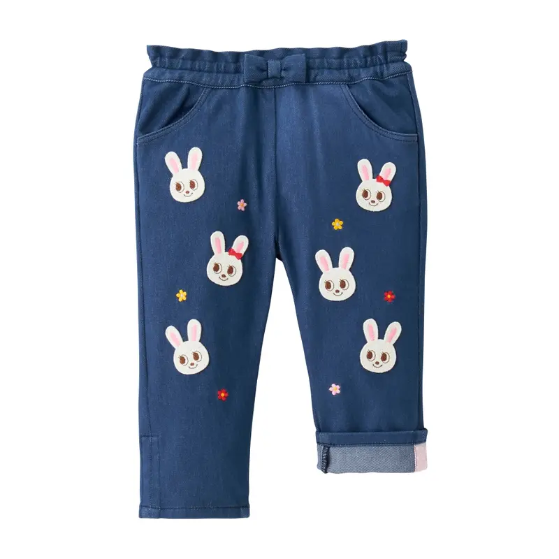 PANTALON BLEU JEAN ÉTOILES USAKO