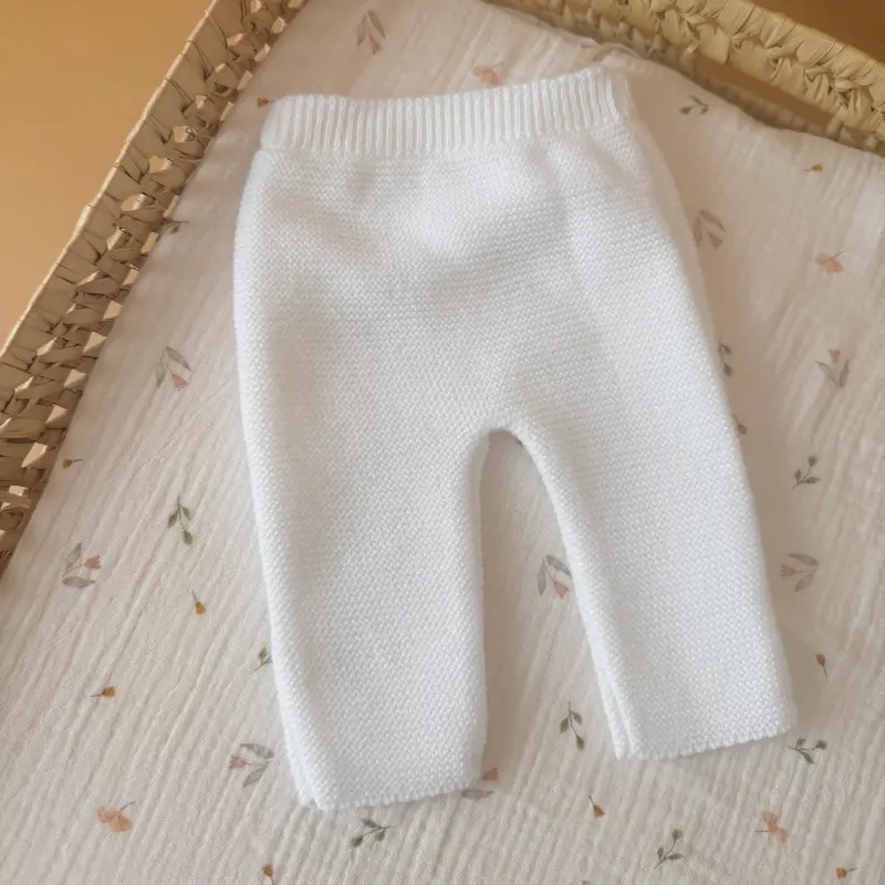 Pantalon de Naissance - Blanc nuage