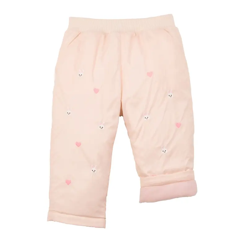 PANTALON EN DUVET ROSE USAKO