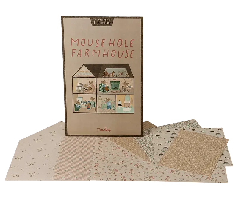 Papier Peint Autocollant, Maison Farmhouse