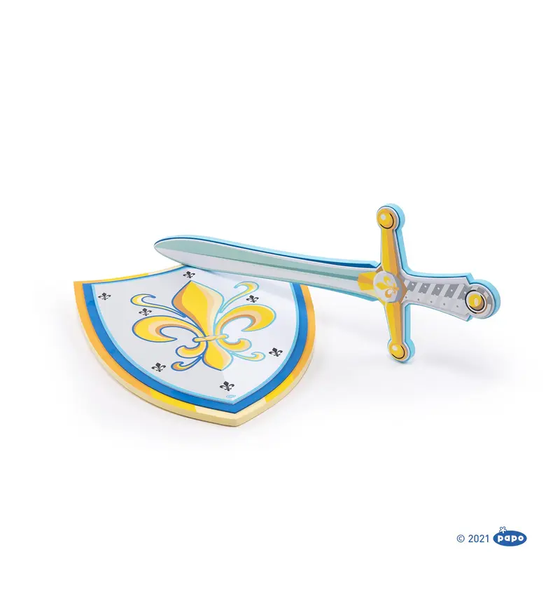 Papo - Bouclier Fleur de lys - 2 ans +