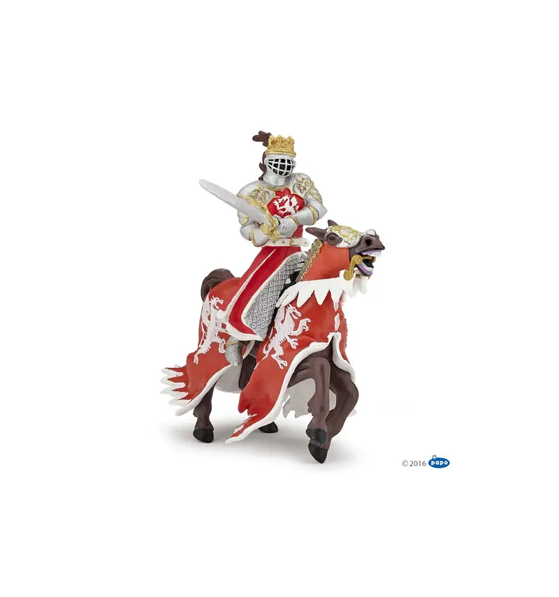 Papo - Figurine Roi au dragon à l'épée - 2 ans +