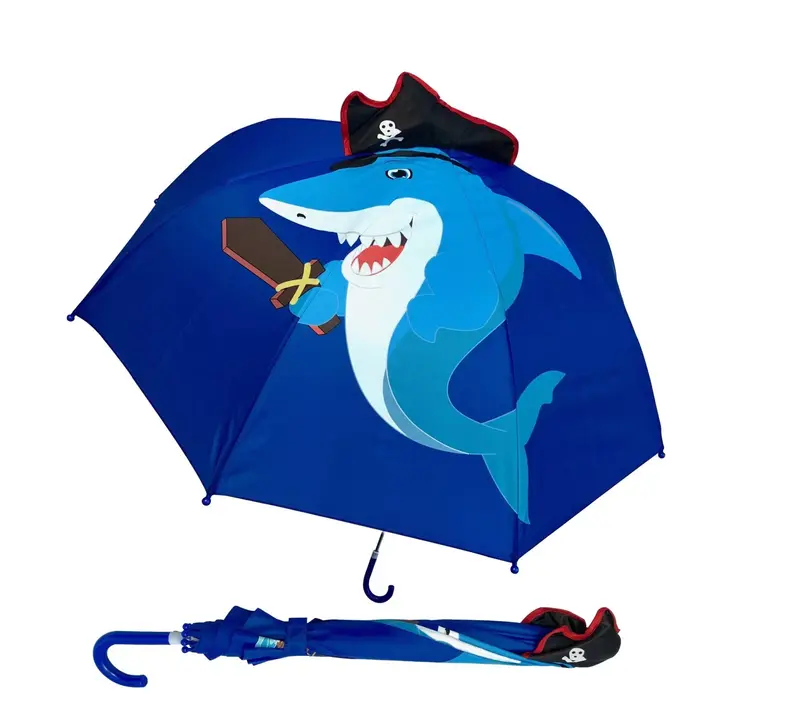Parapluie requin pirate - 🧒3 ans+