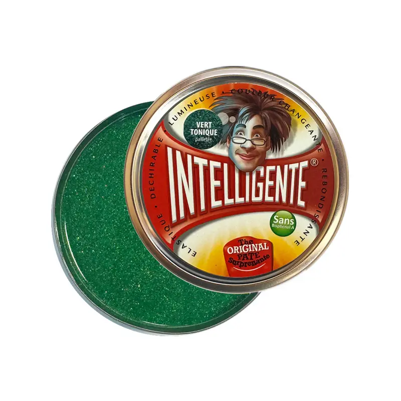 Pâte intelligente - Vert pailleté