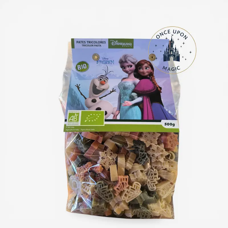 Pâtes Tricolores Bio La Reine des Neiges – 500g | Disneyland Paris