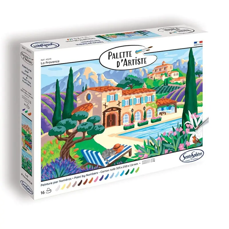 peintures par numéros la provence - SENTOSPHERE