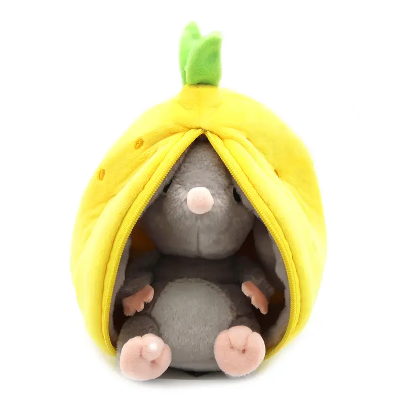 Peluche 2 en 1 - Rocket, la souris-citron - Flipetz - Les Déglingos