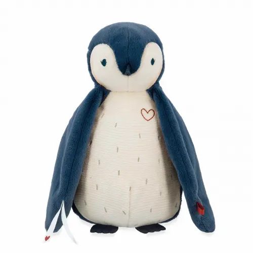 Kaloo - Peluche à bruits blancs Manchot bleu - 👶Naissance+