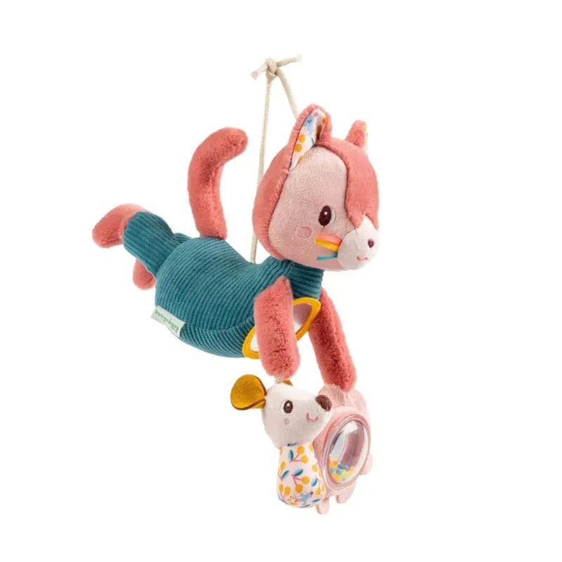PELUCHE A SUSPENDRE JEANNE CHAT ACTI NOMADE - LILLIPUTIENS