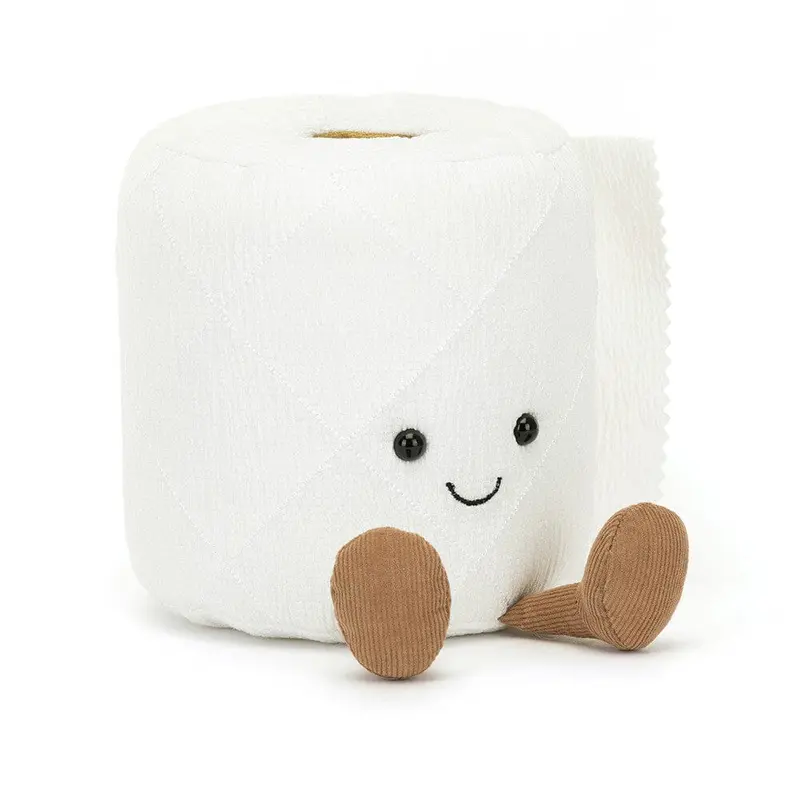 peluche amuseables toilet roll rouleau de papier toilette - JELLYCAT