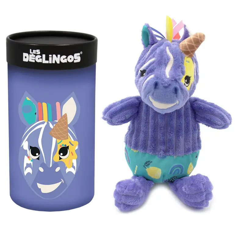 Peluche avec boîte cadeau Petit Simply Kiprokos le zèbre