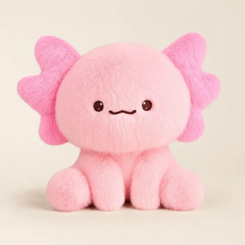 Peluche Axolotl Kawaii