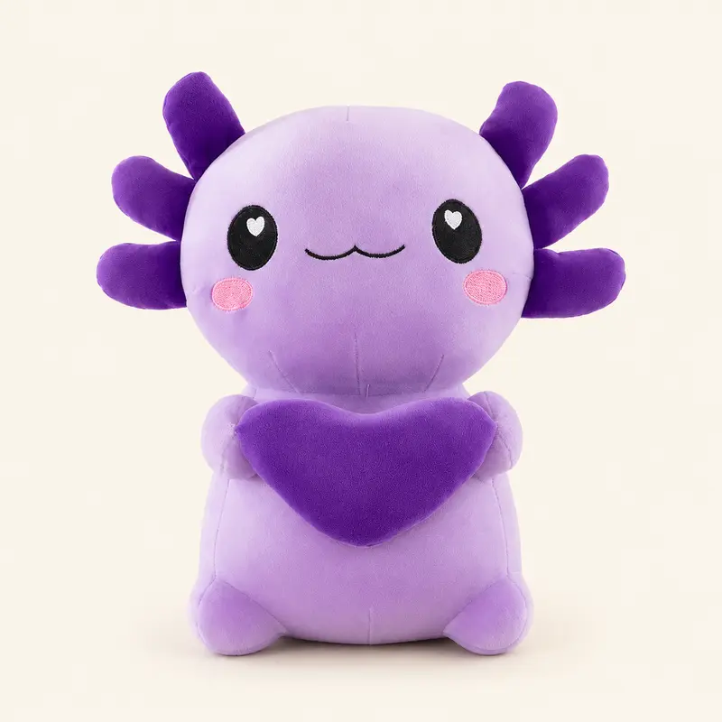 Peluche Axolotl Violet Kawaii 50 cm