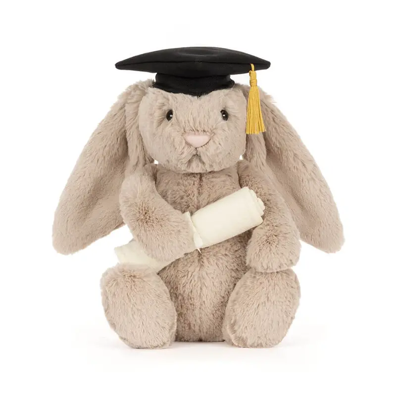 peluche Bashful Bunny Graduation Outfit - jellycat