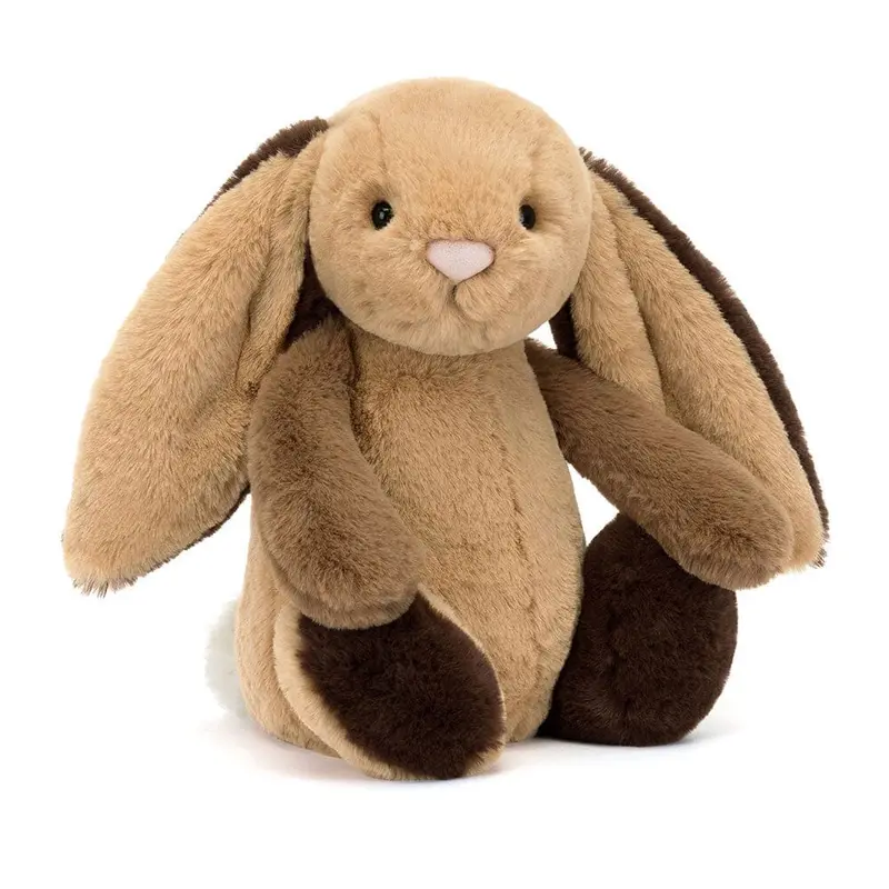 peluche Bashful Patchwork Brown Bunny Original - JELLYCAT