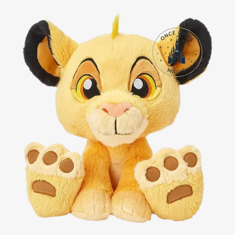 Peluche Big Feet Grand Format Simba Le Roi Lion Fourrure Dorée Disney — Disneyland Paris