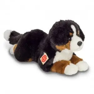peluche Bouvier bernois allongé 40 cm - TEDDY HERMANN