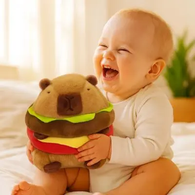 Peluche Capybara Sandwich- Se Blottir Pour Ralentir
