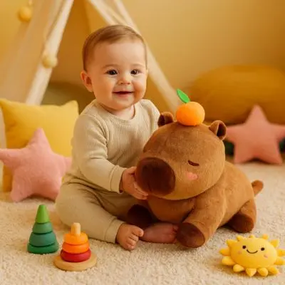 Peluche Capybara xxl-Cocooning Sommeil