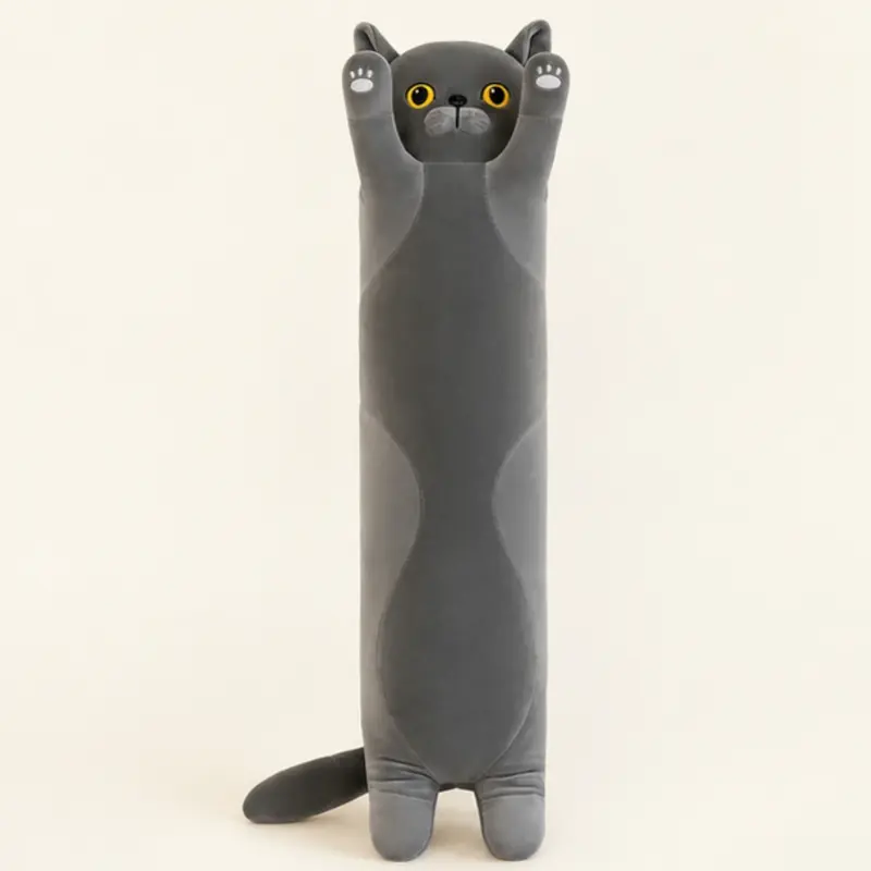 Peluche Chat Gris