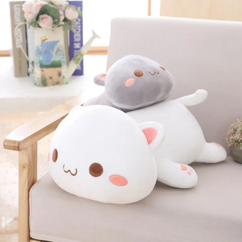 Peluche Chat Kawaii couché