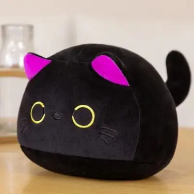 Peluche chat noir - MimiPom