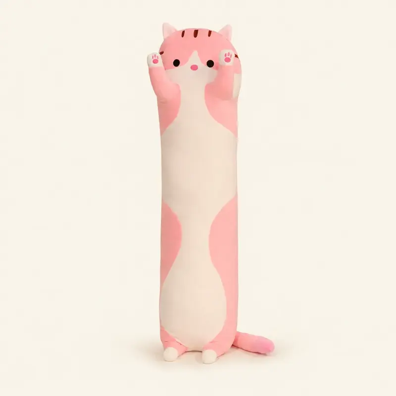Peluche Chat Rose