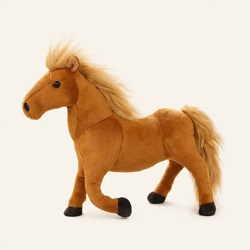 Peluche Cheval Marron