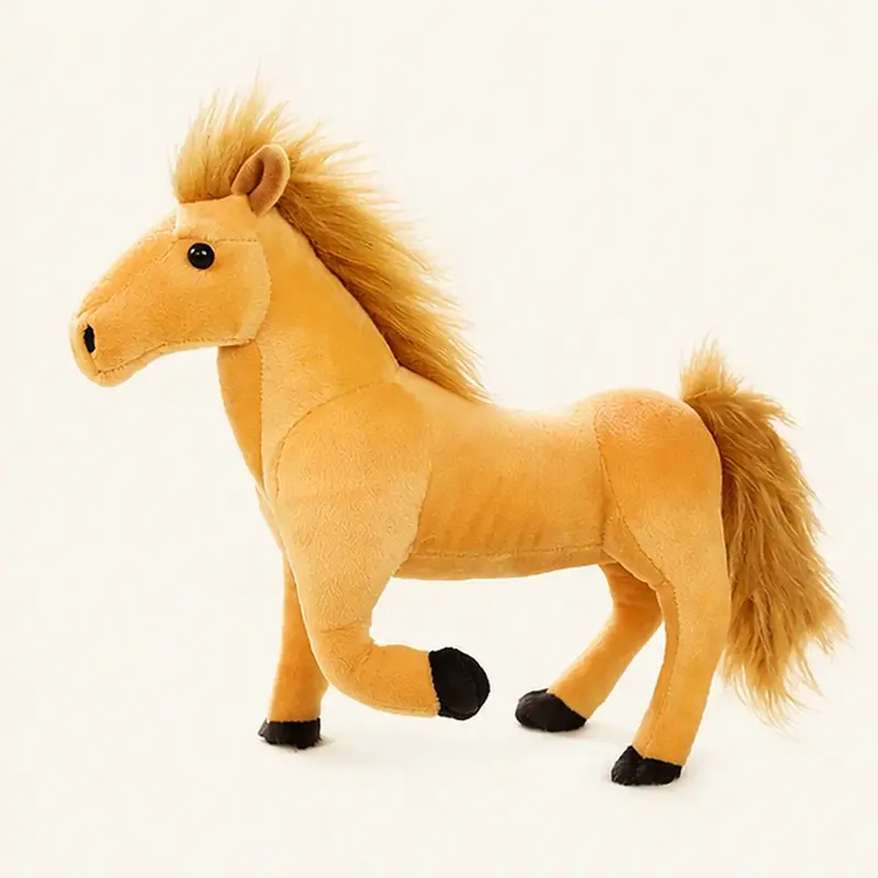 Peluche Cheval Réaliste