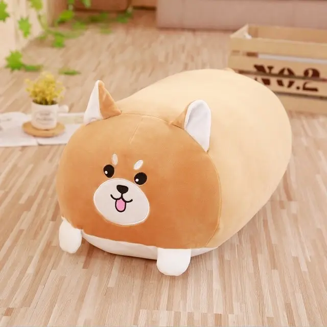 Peluche Chien Corgi Doux et Mignon