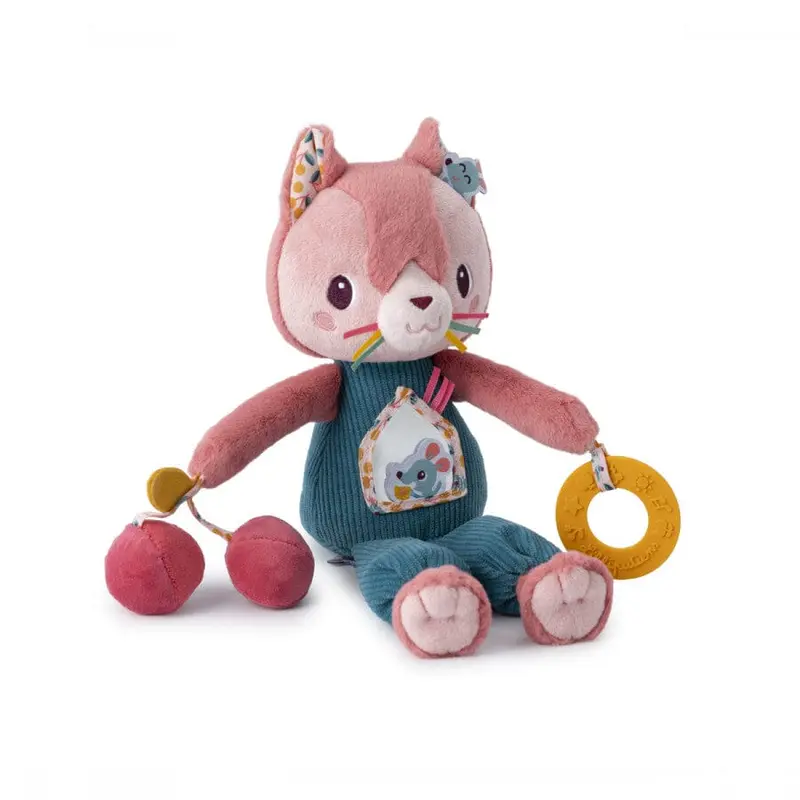 Peluche d'activités Jeanne le chat - LILLIPUTIENS