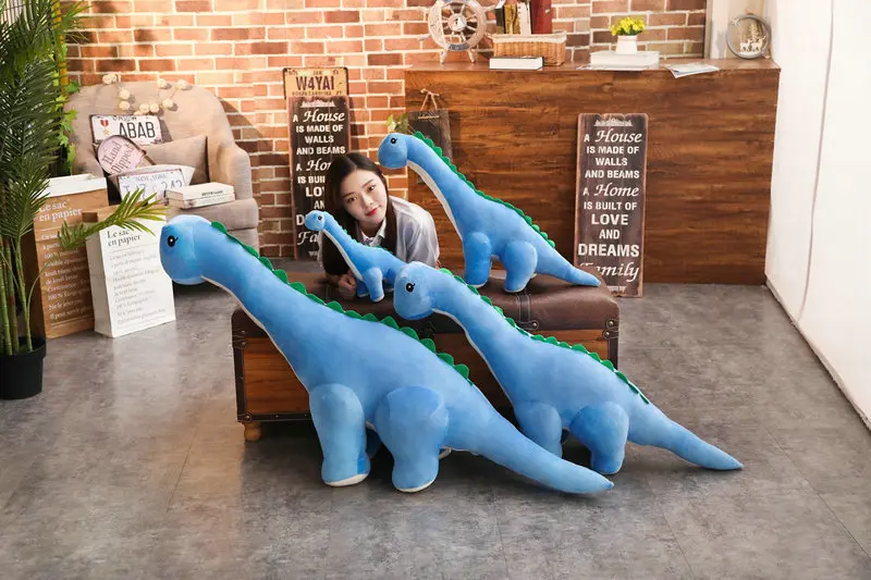Peluche Dinosaure <br> Bebe (Bleu)