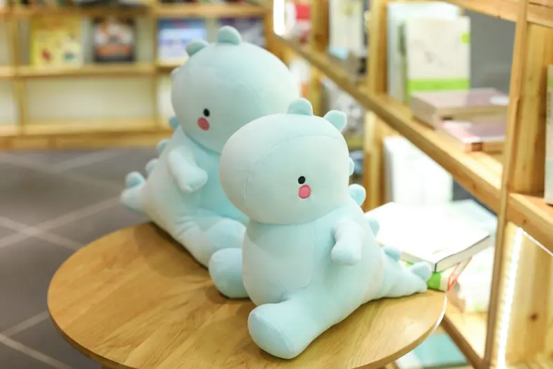 Peluche Dinosaure <br> Bleue Verte 25/35/40/50cm