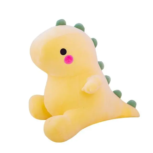 Peluche Dinosaure <br> Jaune 25/35/40/50 cm