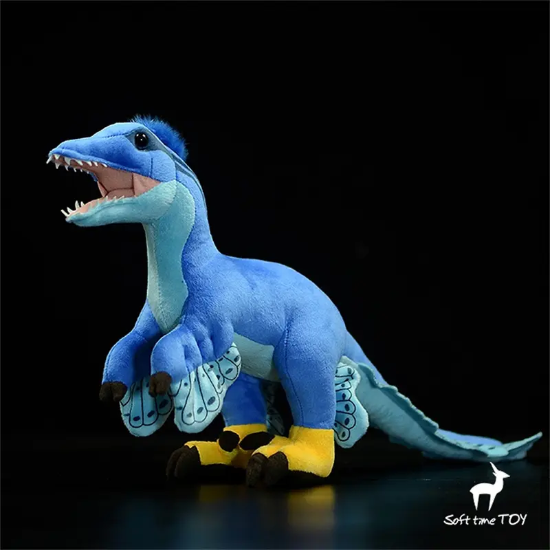 Peluche Dinosaure <br> Jurassic world bleu