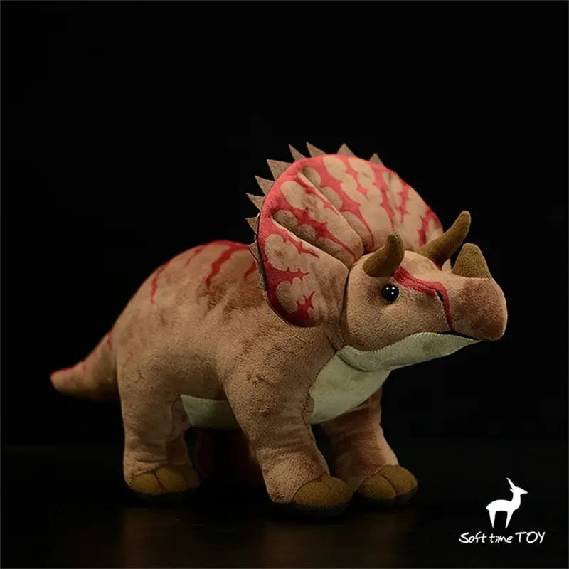 Peluche Dinosaure <br> Triceratops brun