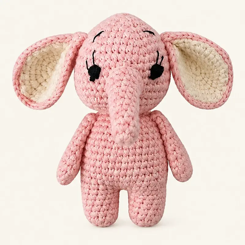 Peluche Éléphant Bébé Qui Bouge les Oreilles