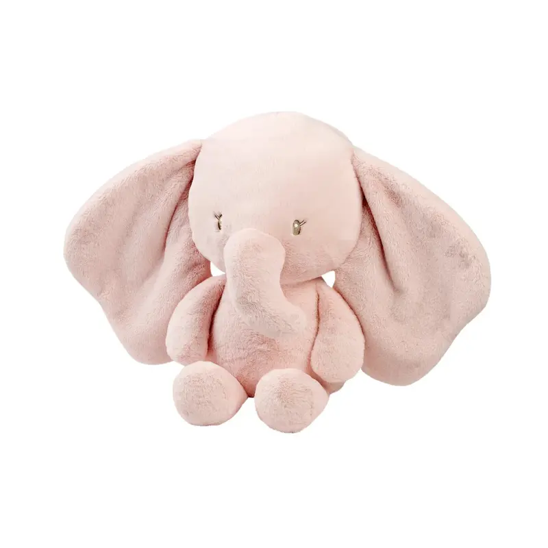 Peluche éléphant Fanfan Rose – Maxi peluche 60 cm ultra douce