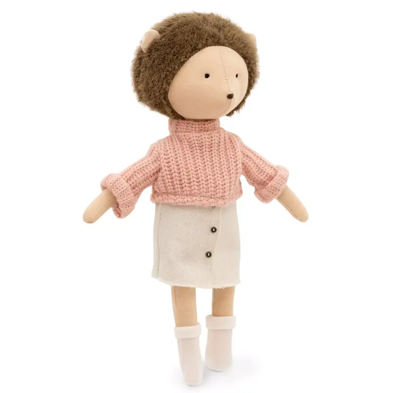 Peluche Emmy le hérisson, pull rose