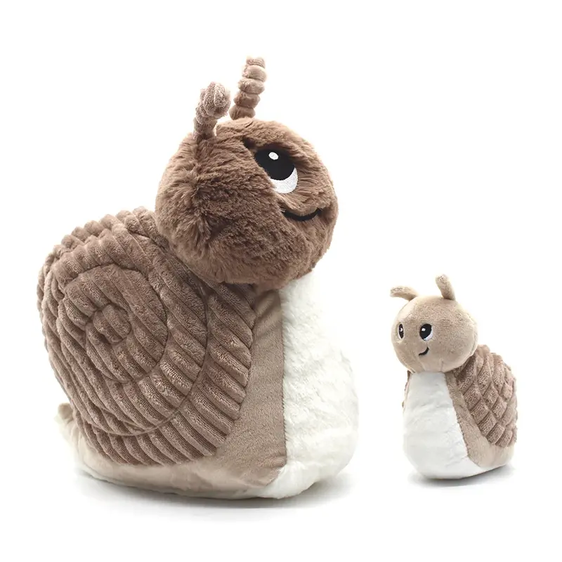 Peluche escargot maman / bébé
