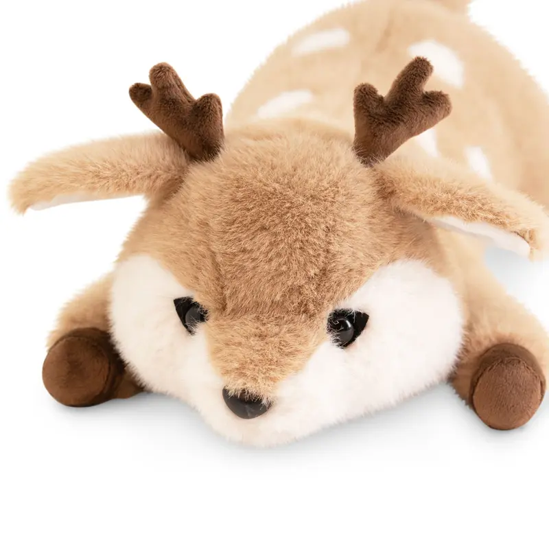 Peluche faon allongé