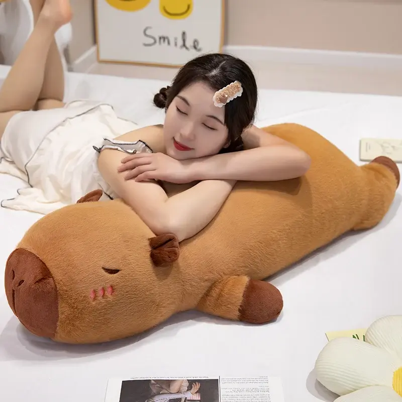 Peluche Géante Capybara Kawaii 60-100cm | Mybooni